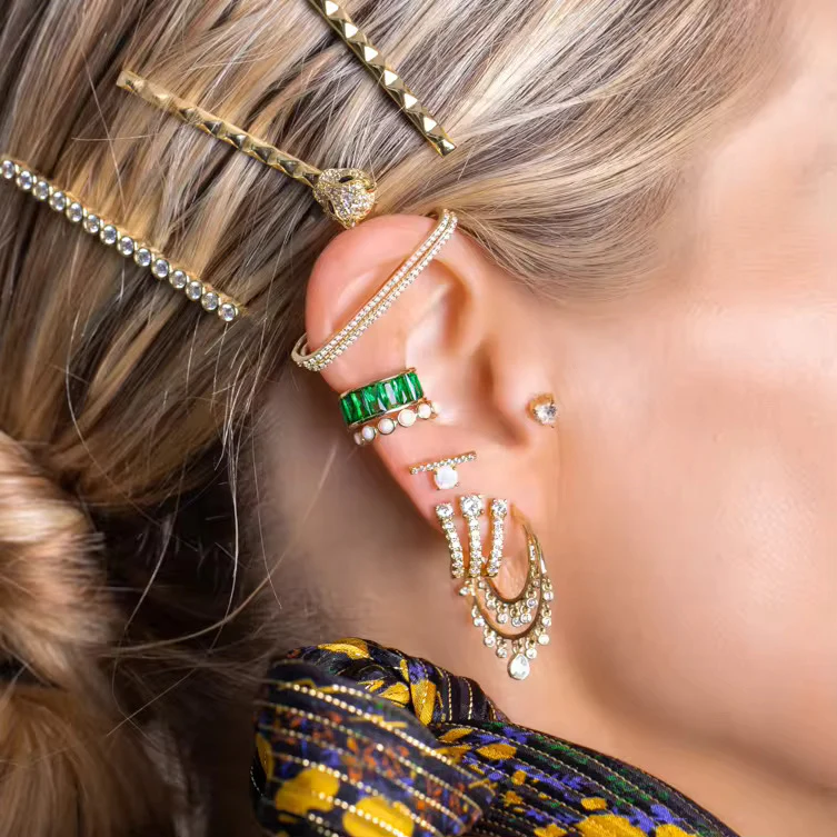 Jody Hoop Earrings in Silver - Image 3