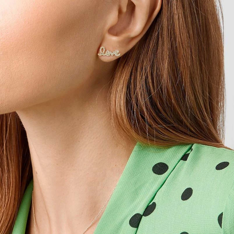 Lily Stud Earring in Silver - Image 3
