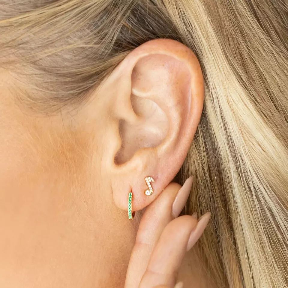 Paige Stud Earring in Gold - Image 4