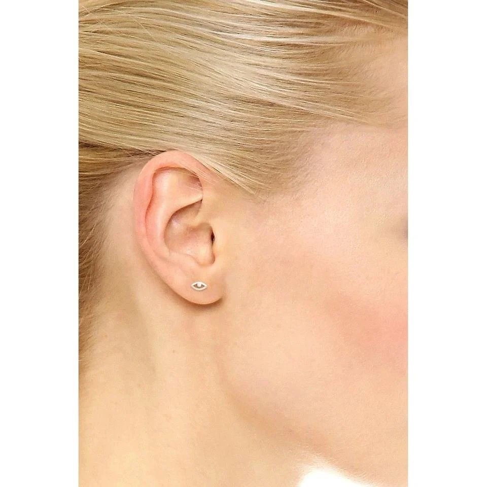 Ruby Stud Earring in Gold - Image 3